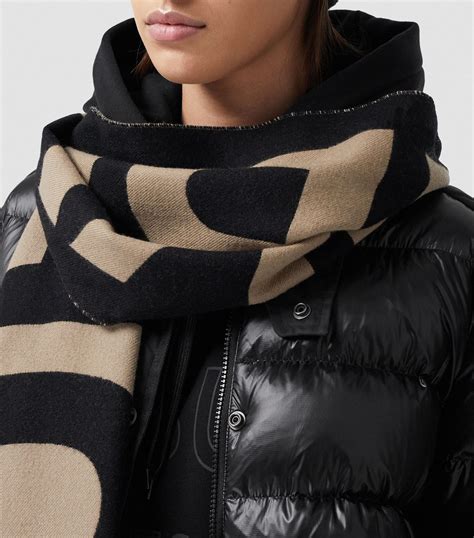 burberry log scarf|burberry logo wool scarf.